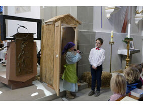 Kinderchristmette mit Krippenspiel (© Karl-Franz Thiede)